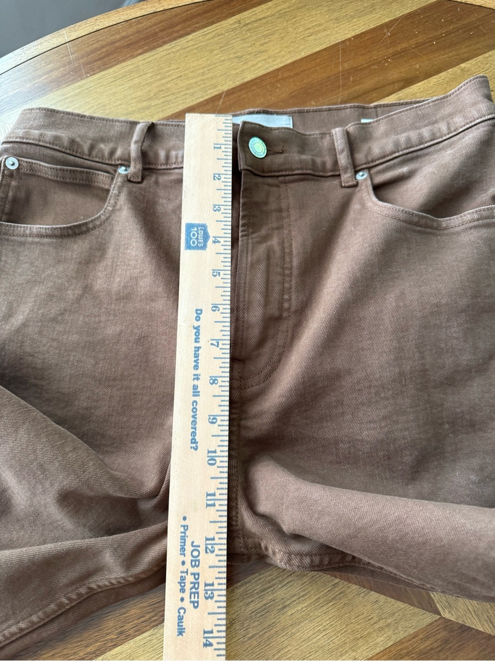 Everlane The Way-High® Curve Jean Brown Barrel-Leg High-Rise Jeans 30R - Picture 7 of 9